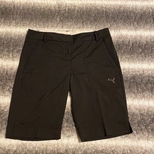 Women’s Puma Black Golf Shorts